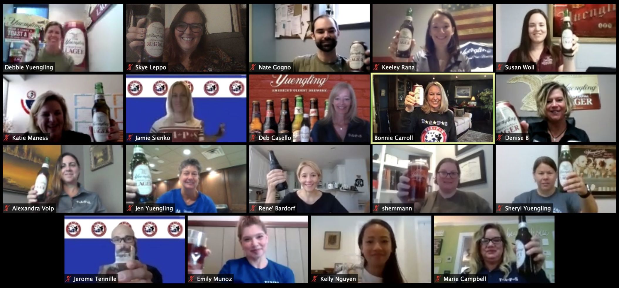 Yuengling & TAPS Virtual Cheers
